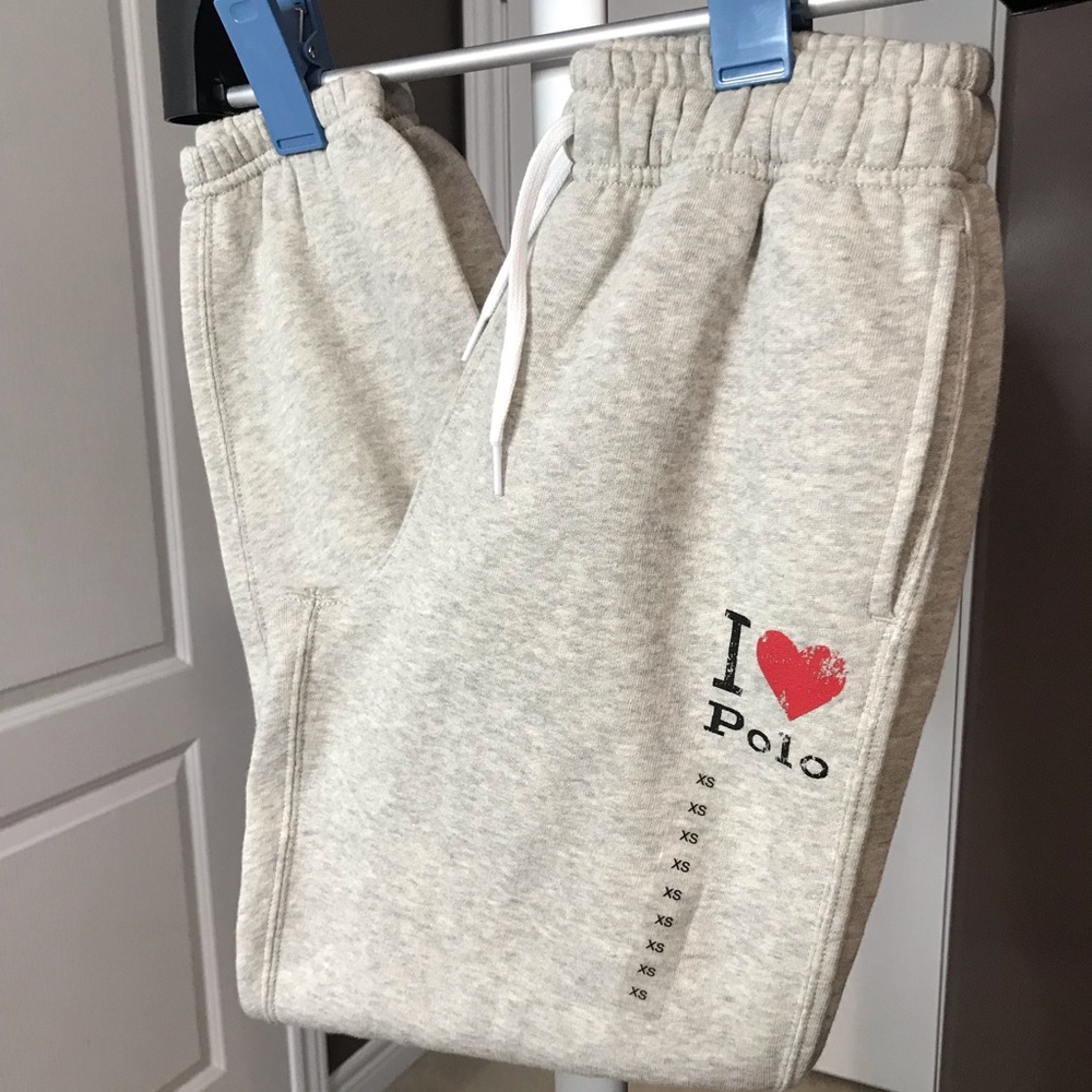 WOMEN’S Polo Grey “I LOVE POLO” sweatpants
